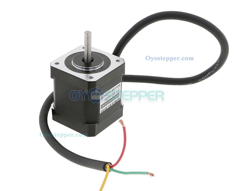 Oukeda NEMA 17 Stepper Motor 1.2 Deg 32Ncm 3 Phase 1.5A 5.4VDC D-cut 42X42mm